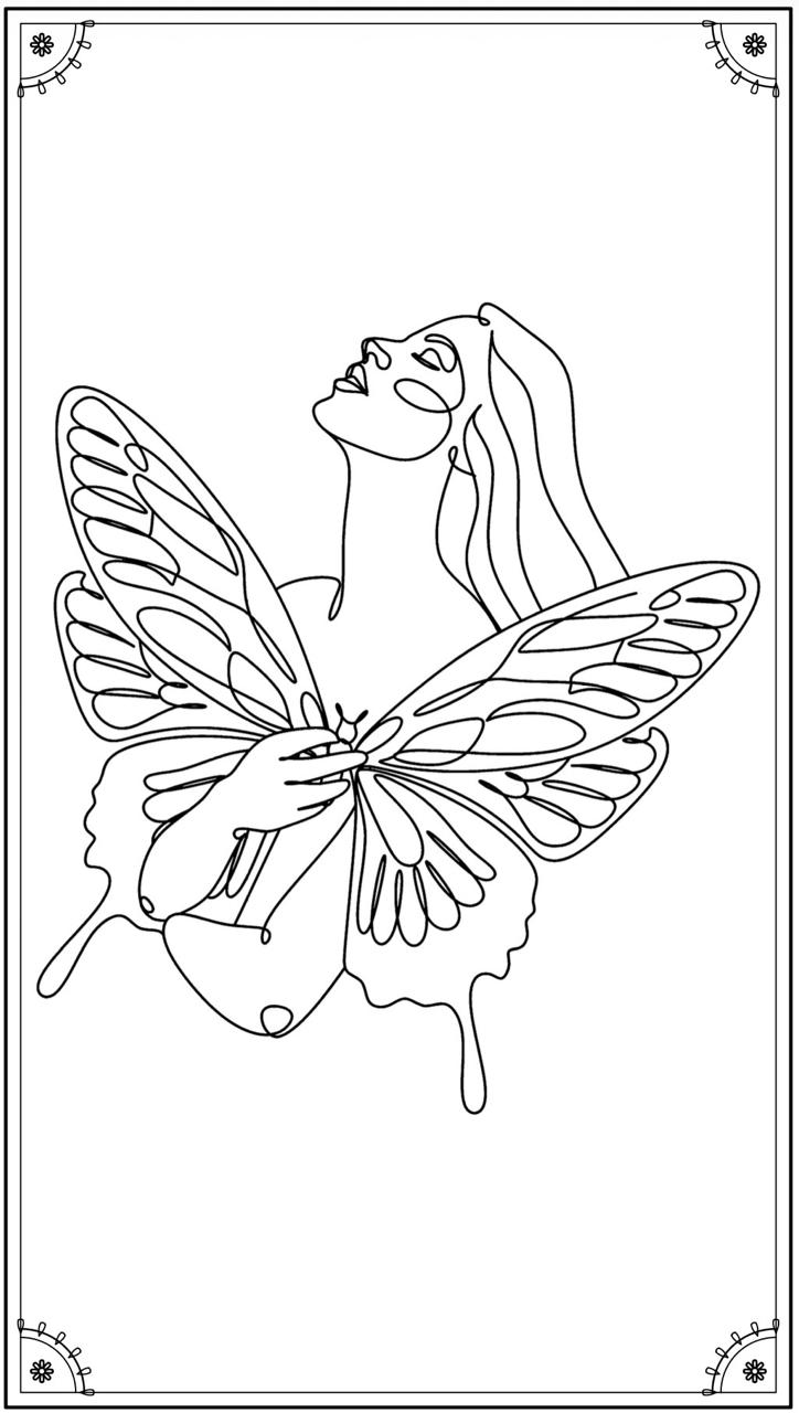 Pack of Two Butterfly coloring Books