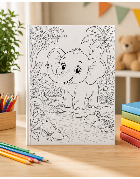 Pack of Two Animals and Butterfly Coloring Books